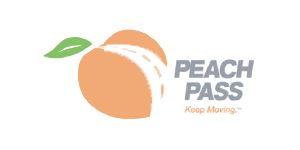 Peach Pass logo hyperlink to Peach Pass website