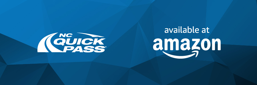 Logos for NC Quick Pass and Amazon