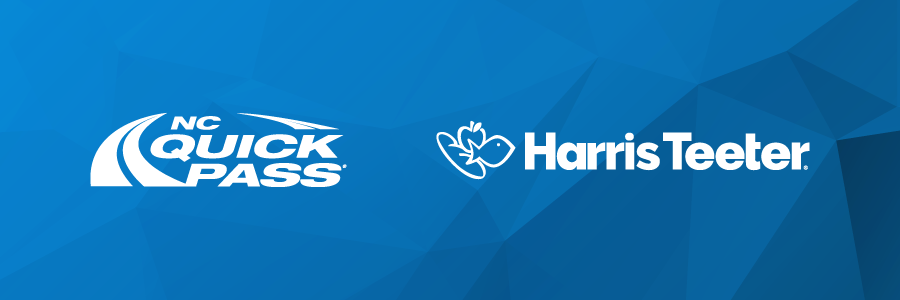NC Quick Pass and Harris Teeter Logos