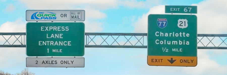 I-485 EL South Signage